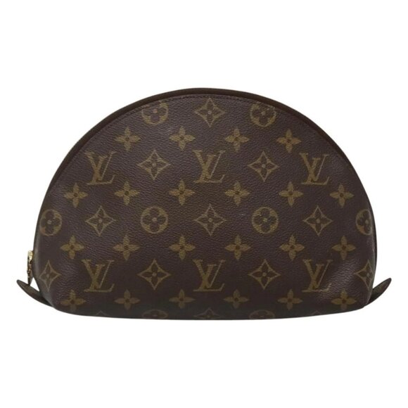 LOUIS VUITTON Monogram Trousse Demi Ronde Cosmetic Pouch - Picture 2 of 15